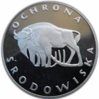 () Монета Польша 1977 год 100 злотых ""  Биметалл (Серебро - Ниобиум)  UNC