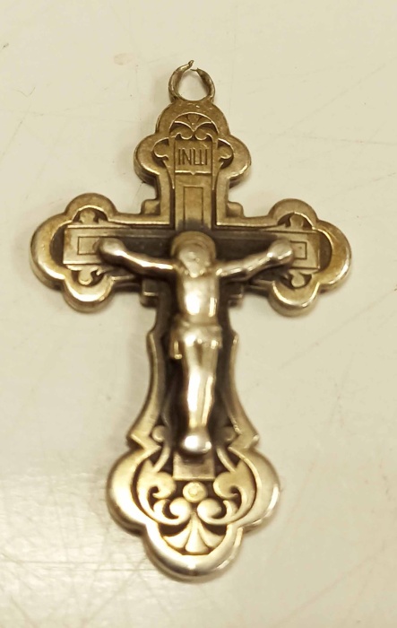 Крестик, серебро 925 проба, 3,5 гр. СССР