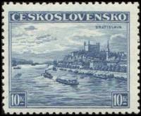 (1936-017) Марка Чехословакия "Братислава"    Ланшафты III Θ