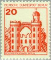 (1977-002) Марка Германия (ФРГ) "Замок на Павлиньем острове"  красная  Крепости и замки III Θ