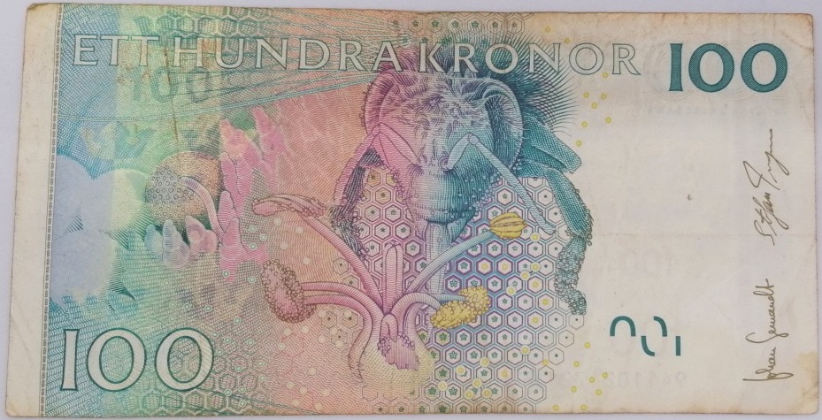 (2006) Банкнота Швеция 2006 год 100 крон &quot;Карл Линней&quot;   VF
