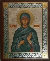 Икона "Св. мученица Пелагея", дерево, полиграфия (Сост. на фото)