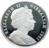 () Монета Гибралтар 2001 год 1 крона ""   AU