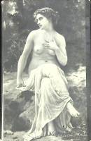 1954-год  Почтовая карточка  Нимфа   ,  