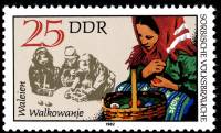 (1982-059) Марка Германия (ГДР) "Валиен"    Сербские народные сказки II Θ
