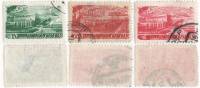 1948-075-77 Серия Набор марок 3 шт СССР  Пятилетка в 4 года Электрификация II Θ