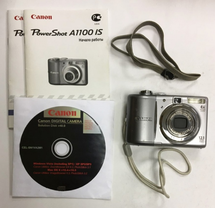 Фотоаппарат Canon Power Shot A1100 IS (сост. на фото)