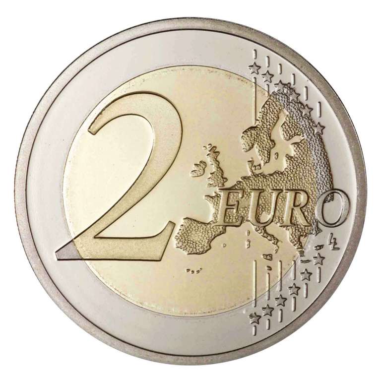 020 Монета Финляндия 2016 год 2 евро Эйно Лейно  Биметалл  UNC