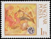 (1984-040) Марка Венгрия "Ангелы"    100 лет Оперному театру Будапешта II Θ