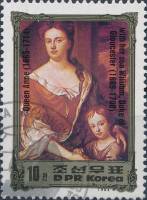 (1984-131) Марка Северная Корея "Королева Анна с сыном Уильямом"   Портреты правителей Европы III O