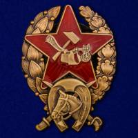 Копия: Знак Россия "Красного командира РККА " кавалерия в коробке