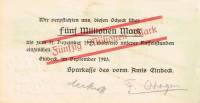 (№1923) Банкнота Германия 1923 год "50,000,000 Mark"