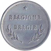 (№1944km133) Монета Бельгия 1944 год 2 Francs