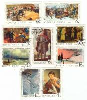 1967-128-136  Серия Набор марок (9 шт) СССР  Государственная Третьяковская галерея II Θ