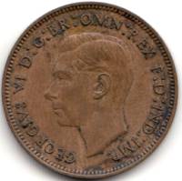 (1938) Монета Великобритания 1938 год 1 фартинг "Крапивник"  Бронза  XF