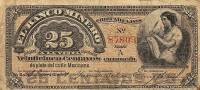 (№1888P-S160) Банкнота Мексика 1888 год "25 Centavos"
