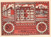 (№1921) Банкнота Германия 1921 год "50 Pfennig"