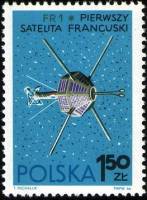 (1966-083) Марка Польша "Фр 1"   Исследование космоса I Θ