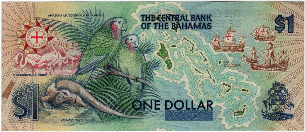 () Банкнота Багамские острова 1992 год 1  &quot;&quot;   UNC