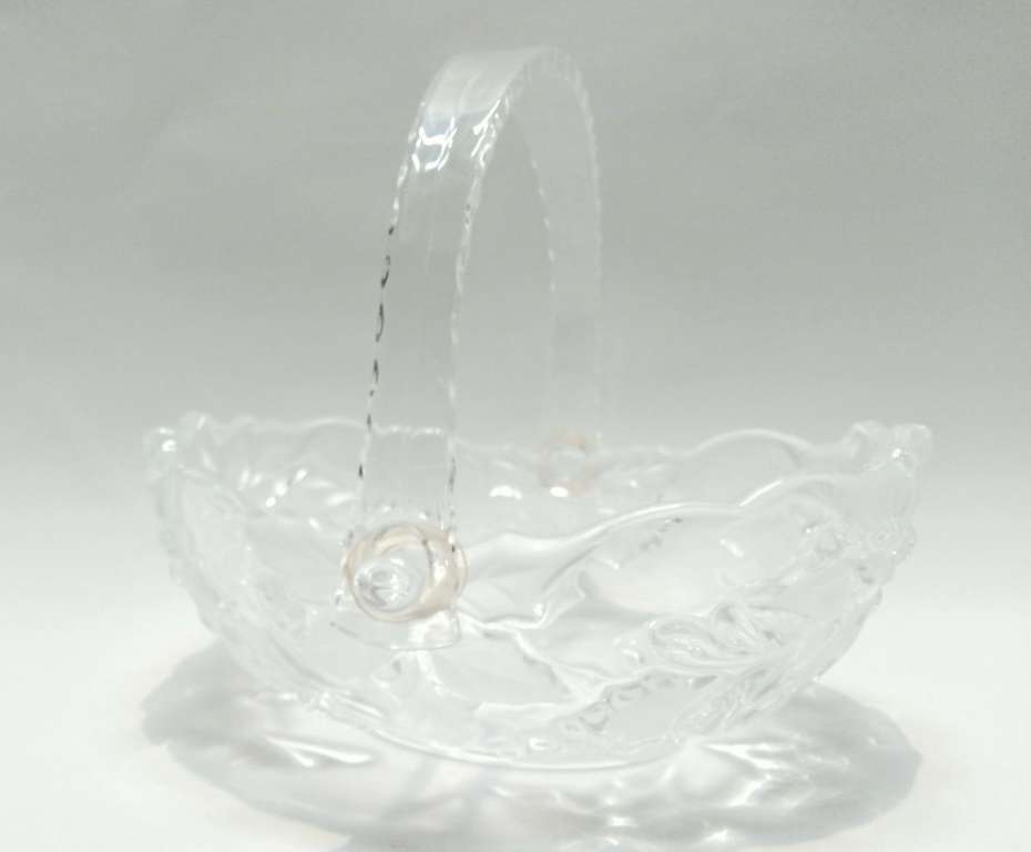 Конфетница Poinsettia Walter-Glas, стекло, пластик, Германия (новая)