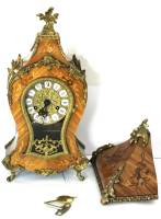 Часы в стиле "BOULLE", Италия, середина ХХ в., 67*27*12 см., механизм Германия (сост. на фото)