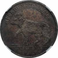 (№1727km10.2 (anhalt-be)) Монета Германия (Германская Империя) 1727 год 2/3 Thaler