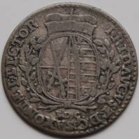 (№1764km968 (Friedich август III)) Монета Германия (Friedich август III) 1764 год 1/24 Thaler (Fried