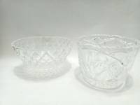 2 салатника, хрусталь, СССР (сост. на фото)