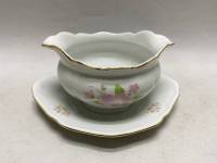 Соусник фарфоровый на подставке Чехия