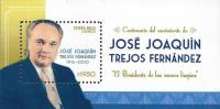(№2016-74) Блок марок Коста-Рика 2016 год "Joaquiacuten Joseacute Трехос Fernaacutendez 19162010", Г