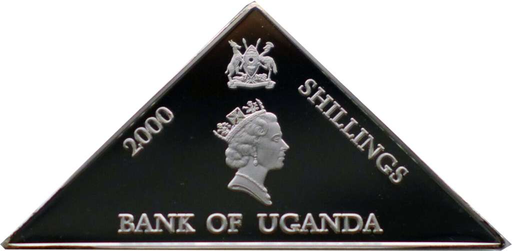 (2000) Монета Уганда 2000 год 2000 шиллингов &quot;Пифагор. Миллениум&quot;   PROOF