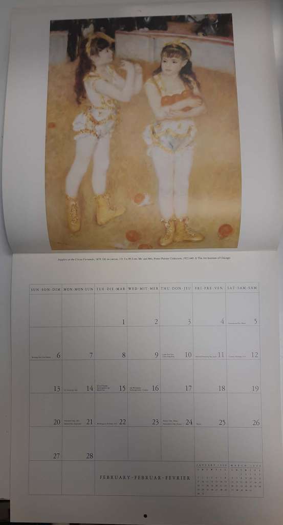 Книга &quot;Two sisters&quot; Календарь 1994 Neues Verlag 1993 Мягкая обл. 24 с. С цветными иллюстрациями