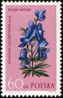 (1962-039) Марка Польша "Аконит"   Растения III Θ