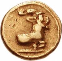 (№1970) Монета Древняя Греция 1970 год 1/10 Stater (Царя Эвагора I)