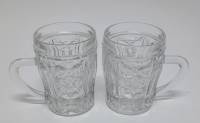 Набор кружек 2 шт, хрусталь, СССР (сост. на фото)