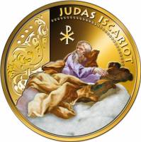 (№2012) Монета Фиджи 2012 год 1 Dollar (Иуда Искариот)