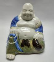 Улыбающийся Будда фарфор фаянс (сост на фото)