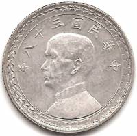 (№1949y532) Монета Тайвань (Китай) 1949 год 5 Jiǎo (5/10 Yuan) - Map of Taiwan