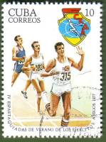 (1977-056) Марка Куба "Бег"    Военная спартакиада III Θ