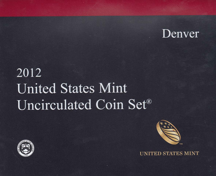 (2012d, 14 монет) Набор монет США 2012 год   Буклет