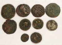 Набор древних средиземноморских монет 10 штук