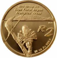 (№2007km393) Монета Южная Африка 2007 год 2 Rand (Всемирного Наследия - Кабо Цветочные)