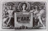 (№1919P-47) Банкнота Венгрия 1919 год "1,000 Korona"