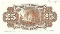 (№1876P-S115 Ap) Банкнота Мексика 1876 год "25 Centavos"