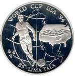 () Монета Токелау 1994 год 5  ""   Биметалл (Серебро - Ниобиум)  UNC