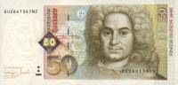 () Банкнота Германия (ФРГ) 1996 год 50  ""   UNC