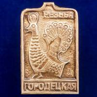 30289\133292 Значок "Городецкая Резьба"