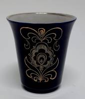 Карандашница, кобальт, золочение, Бронницкий завод "Возрождение", СССР (сост. на фото)