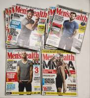 Набор журналов (12 шт) Men's Health 2013, 2014, 2015, 2016 12 номеров Москва Мягкая обл.  с. С цв ил