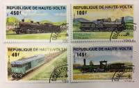 --  Набор марок Верхняя Вольта 4 шт.  Гашёные , III Θ